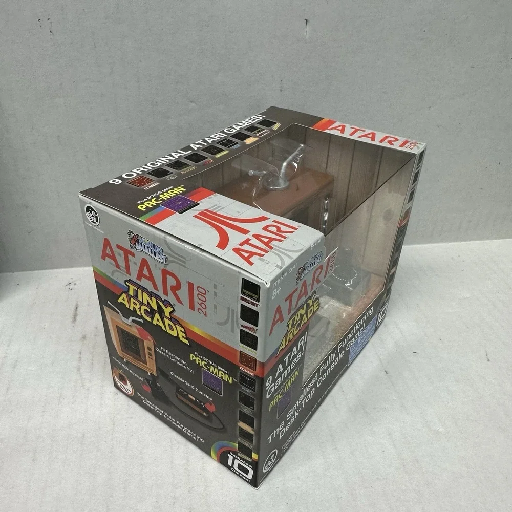 Tiny Arcade Atari 2600 Smallest Desk-Top Video Game Console‎ New
